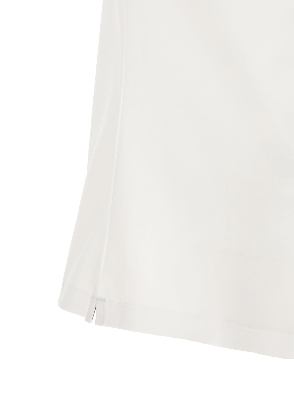 White Cotton Polo Shirt