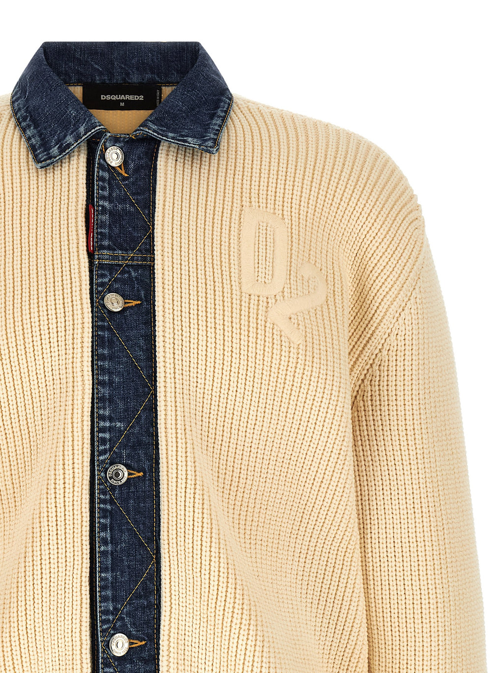 Beige Cotton Cardigan