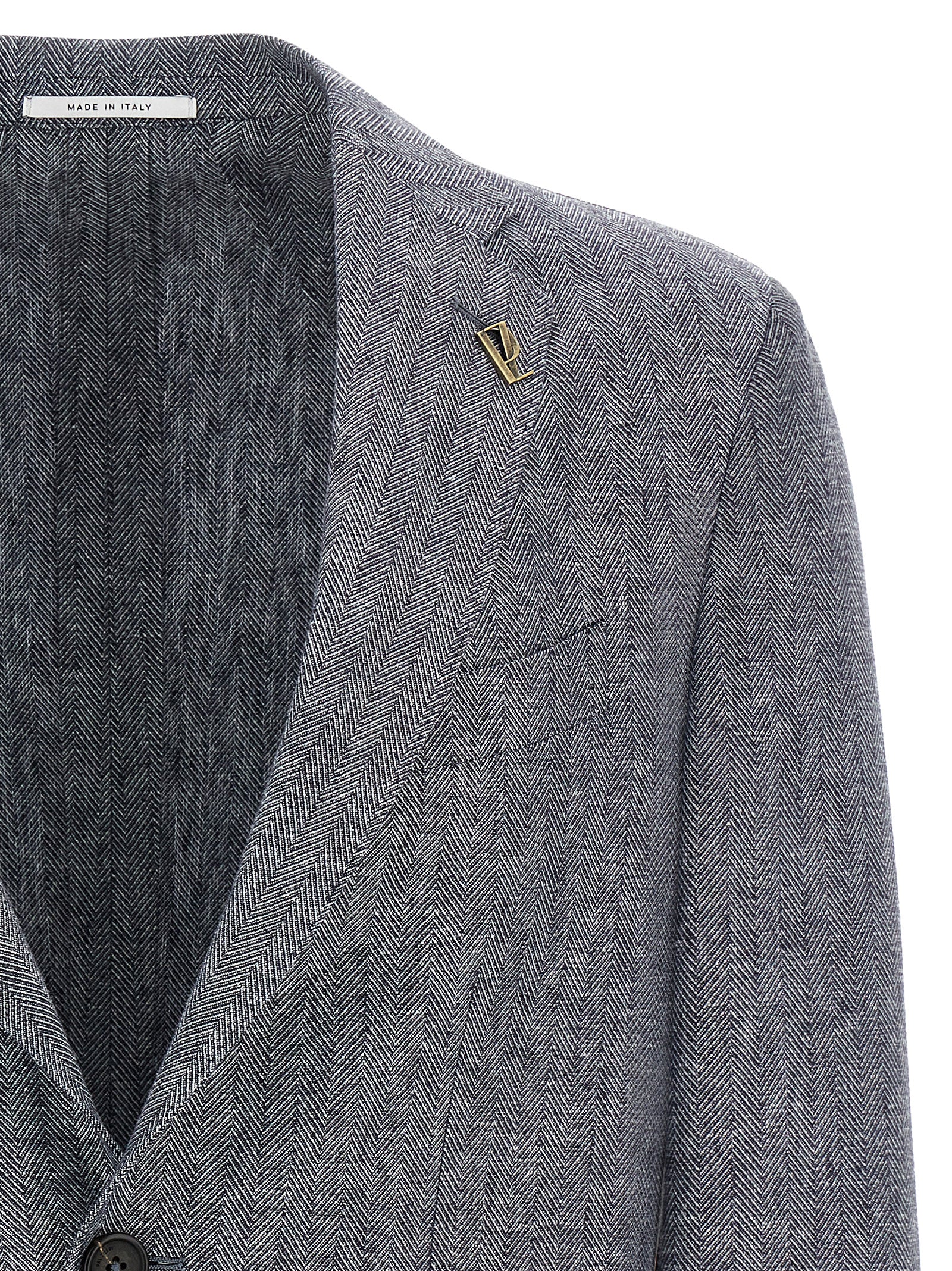 Blue Linen Blazer