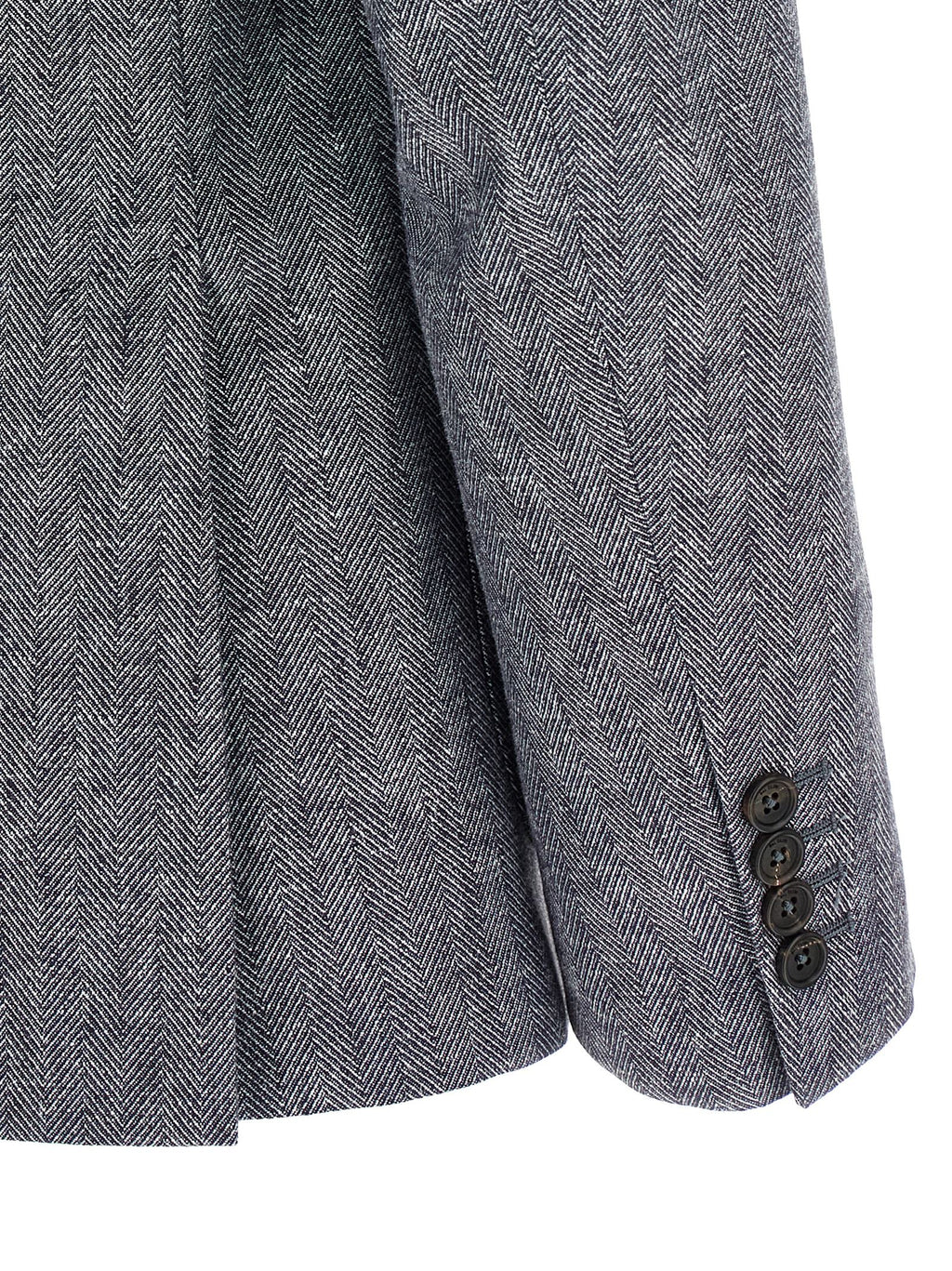 Blue Linen Blazer