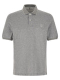 Gray Cotton Polo Shirt