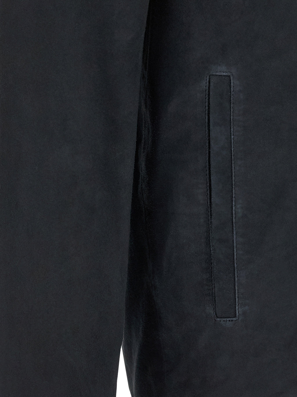 Blue Leather Leather Jacket
