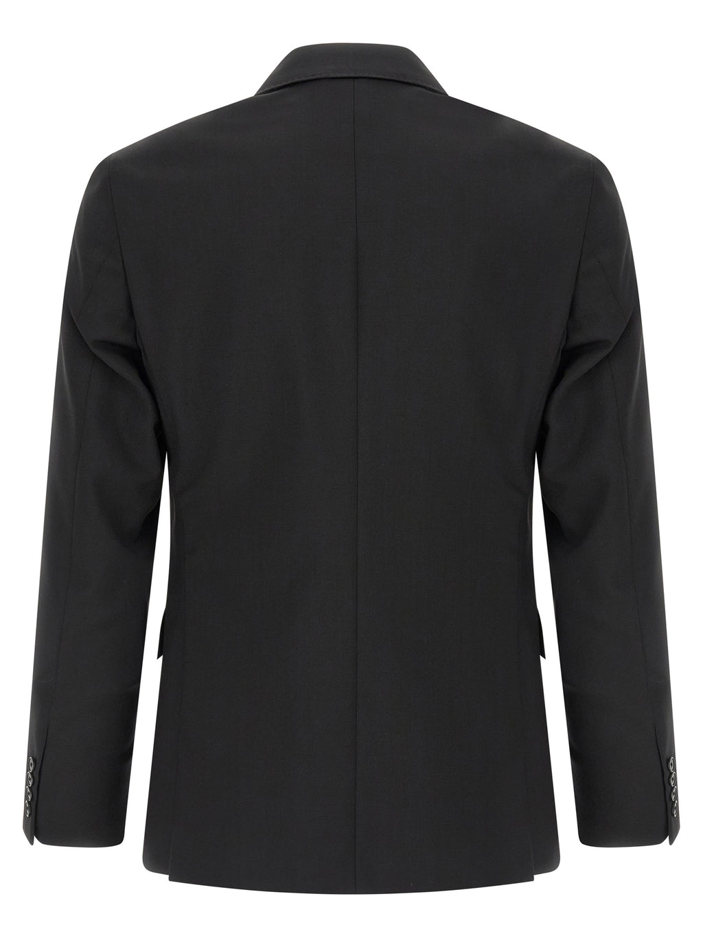 Black Wool Two-Piece Suit