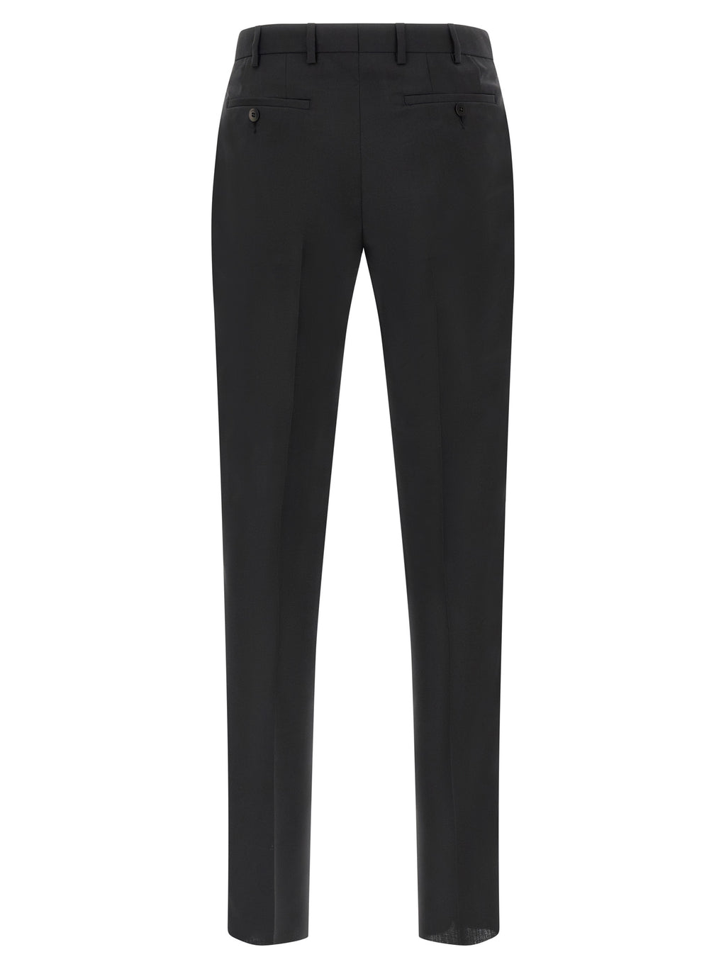 Black Wool Two-Piece Suit