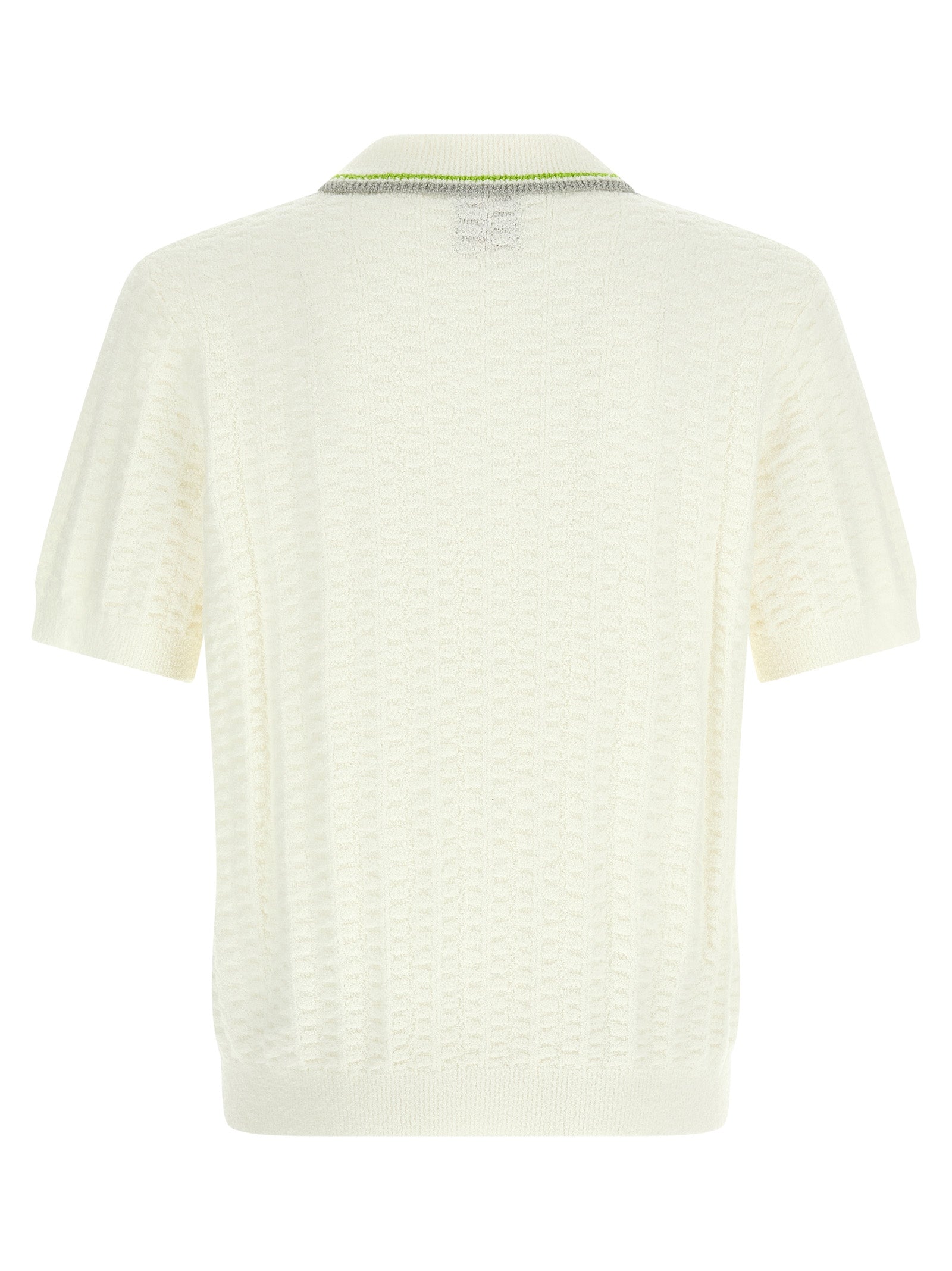 White Cotton Polo Shirt