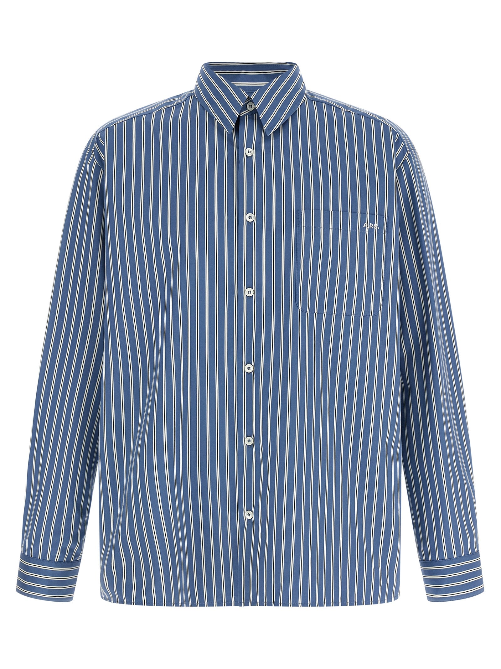 Blue Cotton Blouse