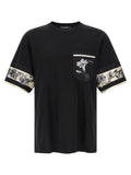 Black Cotton Long Sleeve T-Shirt