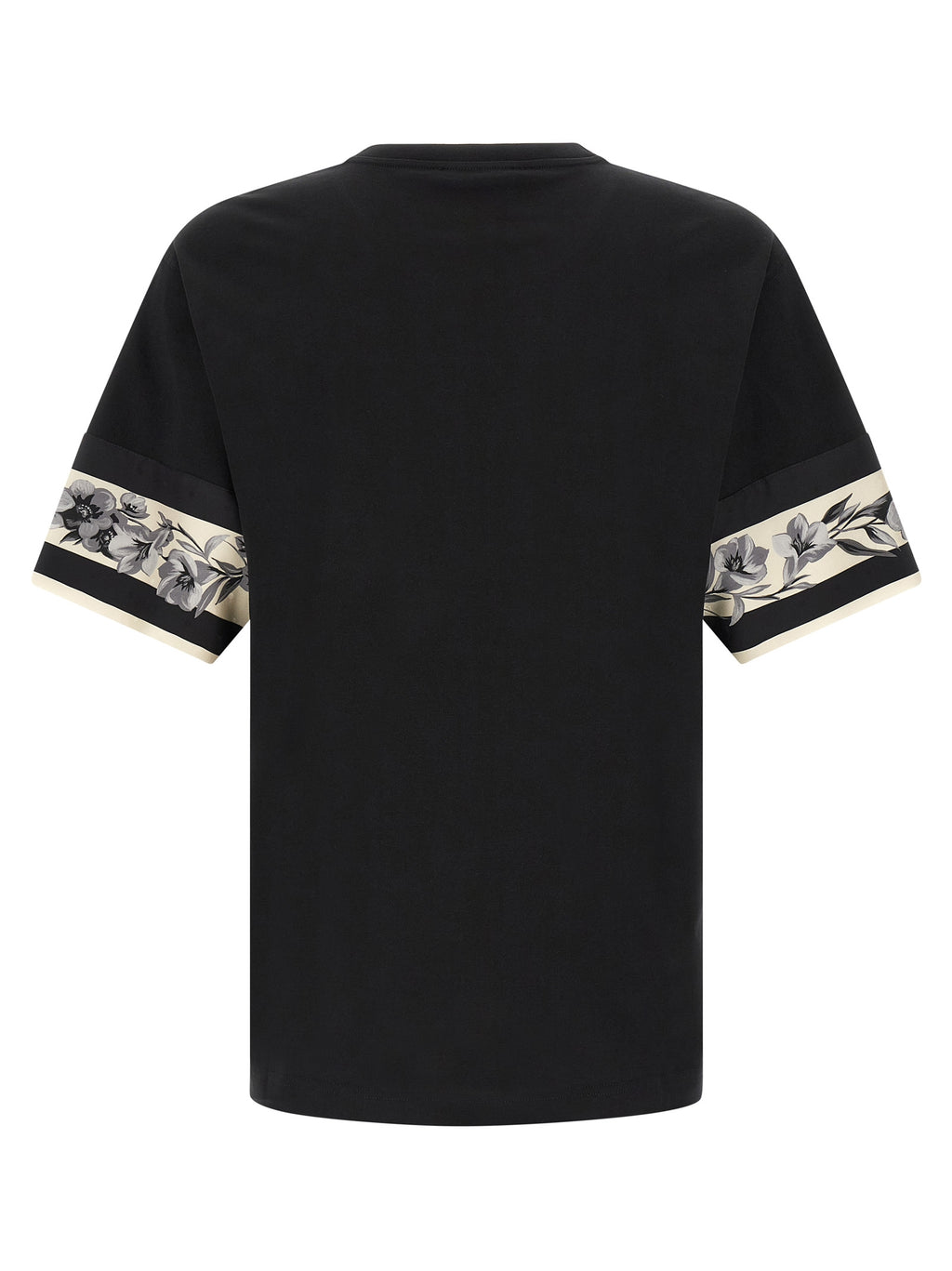 Black Cotton Long Sleeve T-Shirt