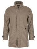Gray Polyester Shell Jacket