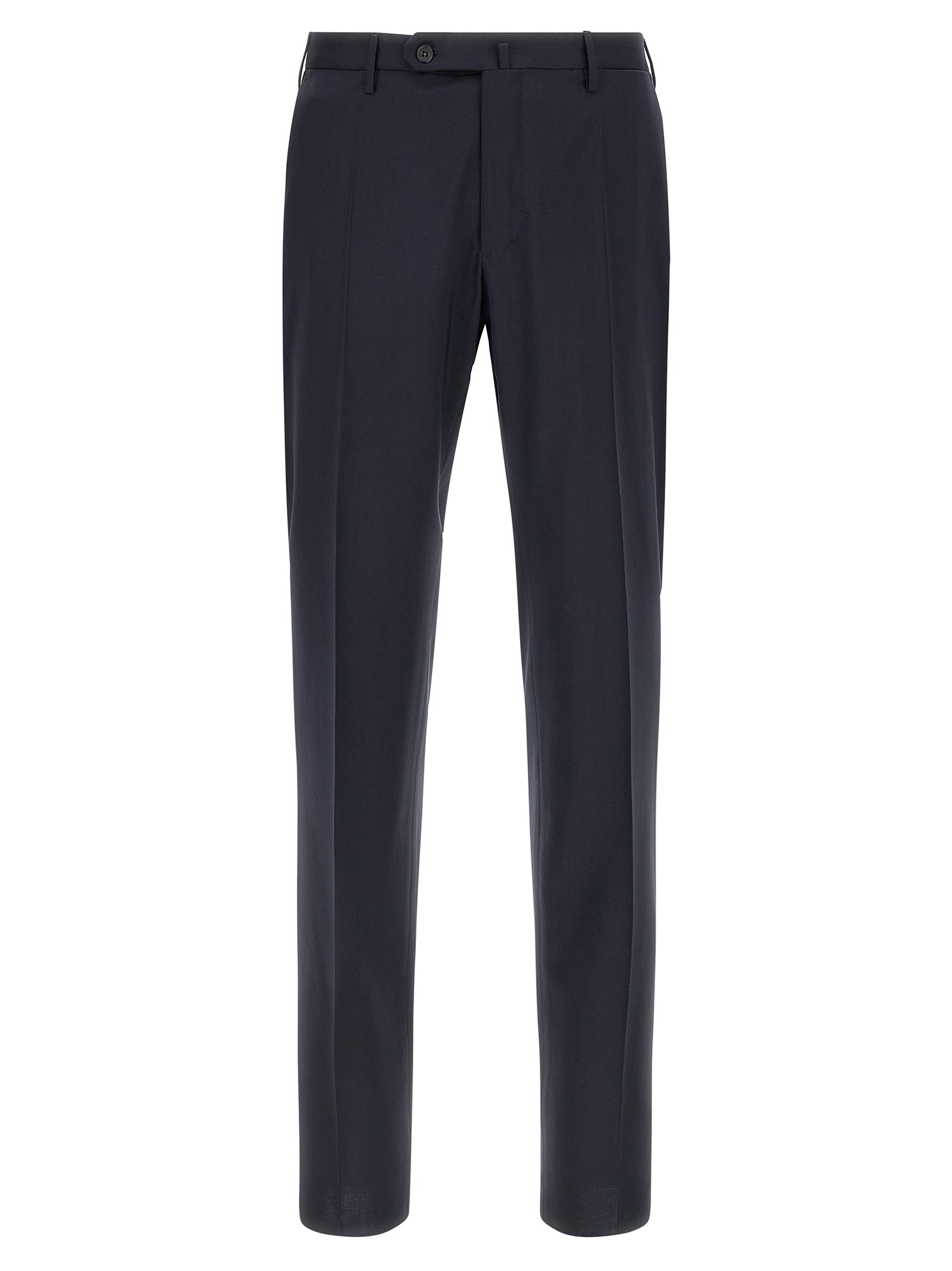 Blue Virgin Wool Dress Pants