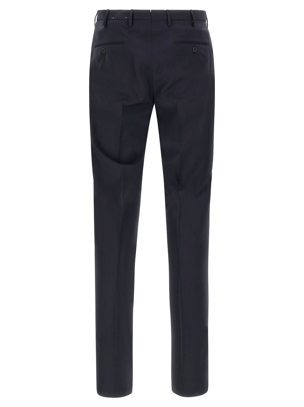 Blue Virgin Wool Dress Pants