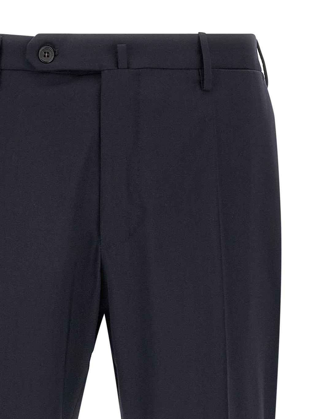 Blue Virgin Wool Dress Pants