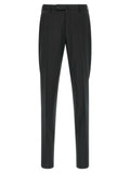 Black Virgin Wool Dress Pants