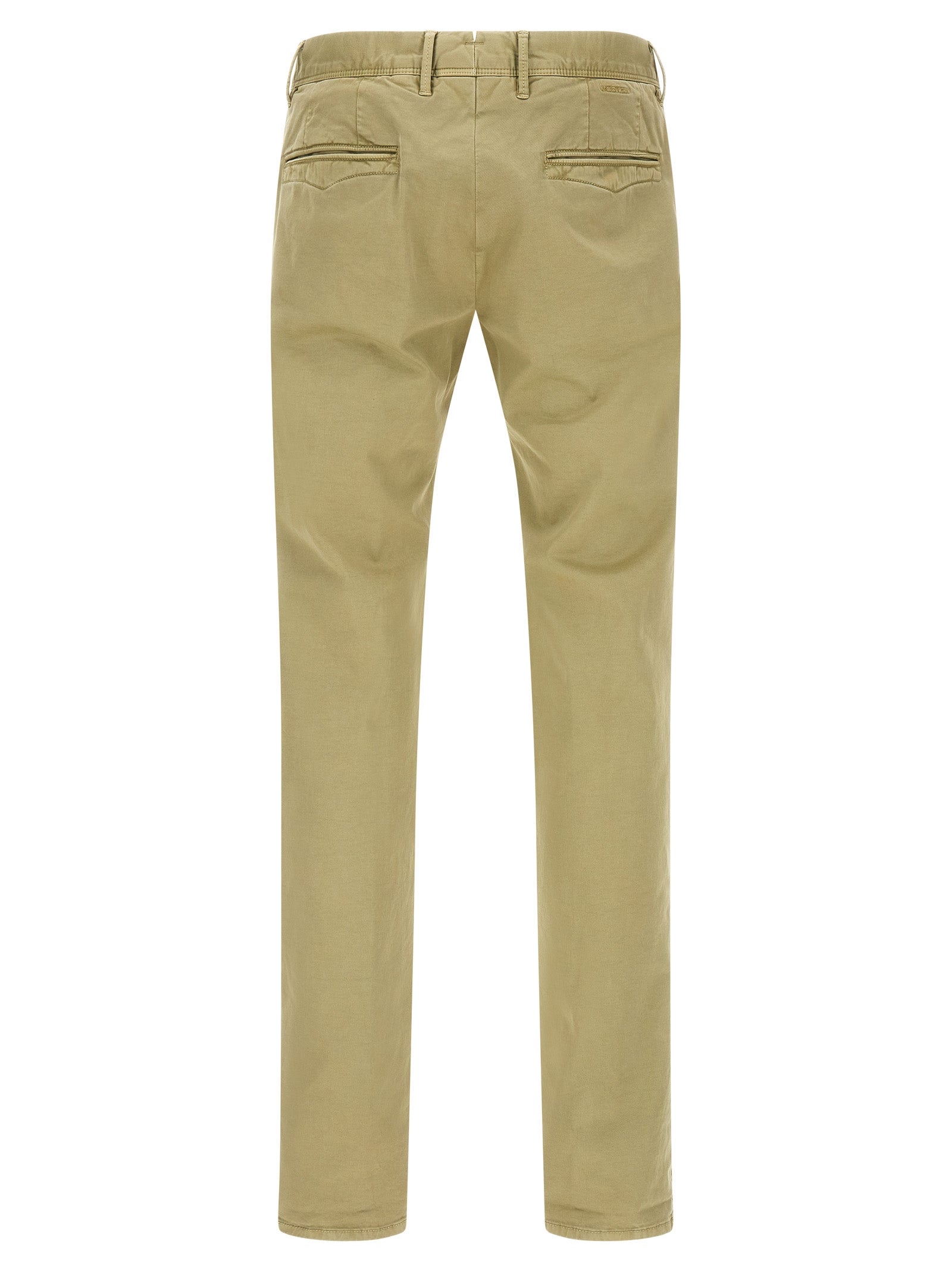 Bicolor Cotton Casual Pants