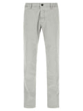 Gray Cotton Casual Pants