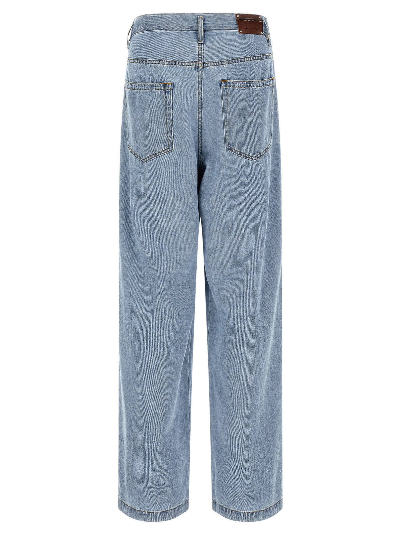 Blue Cotton Jeans Denim