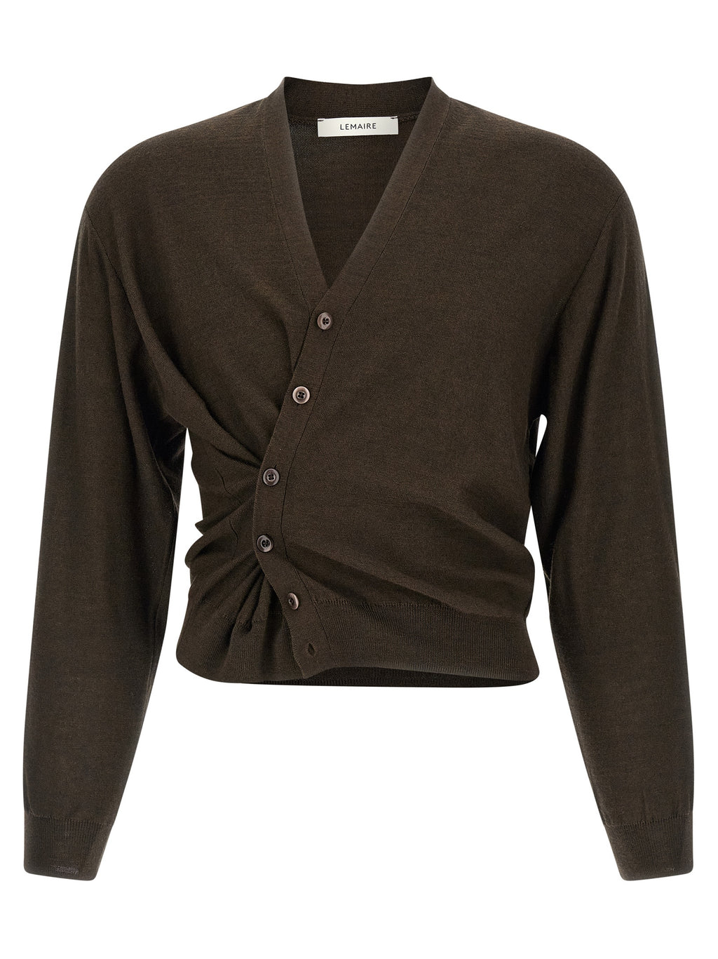 Brown Marabou Cardigan