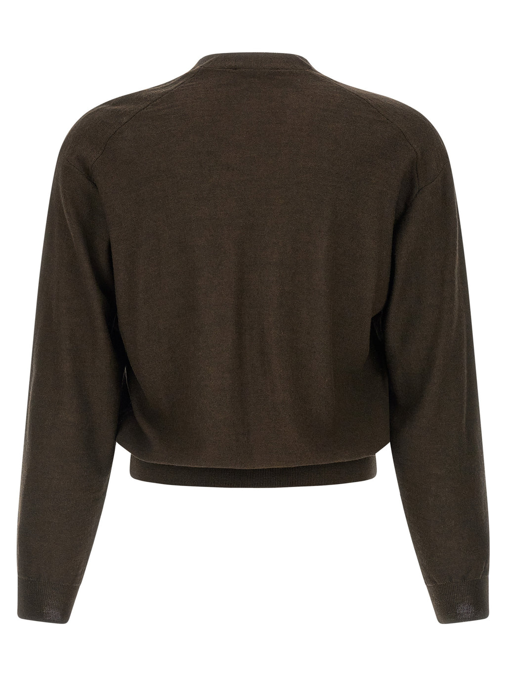 Brown Marabou Cardigan