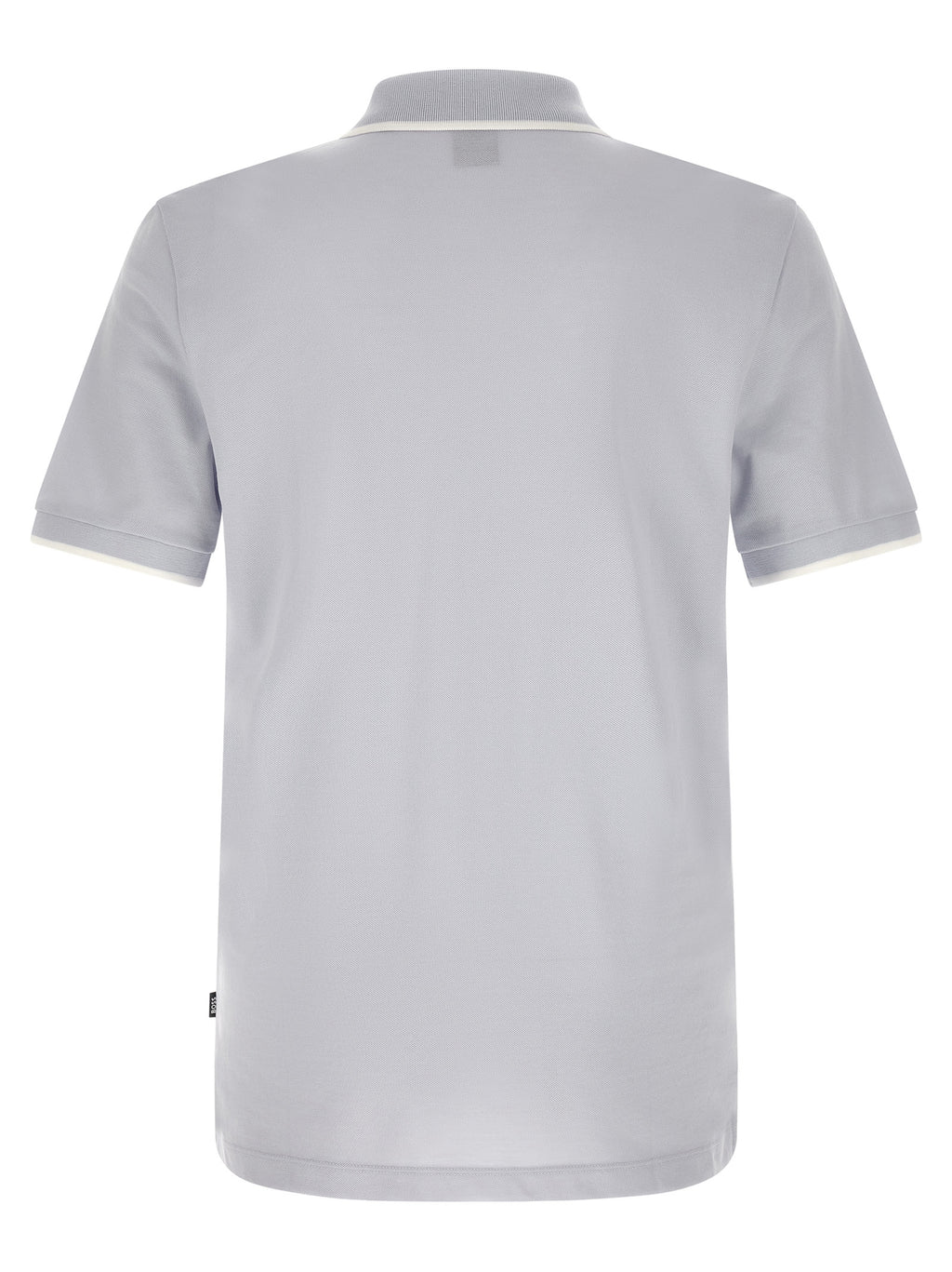 Blue Cotton Polo Shirt