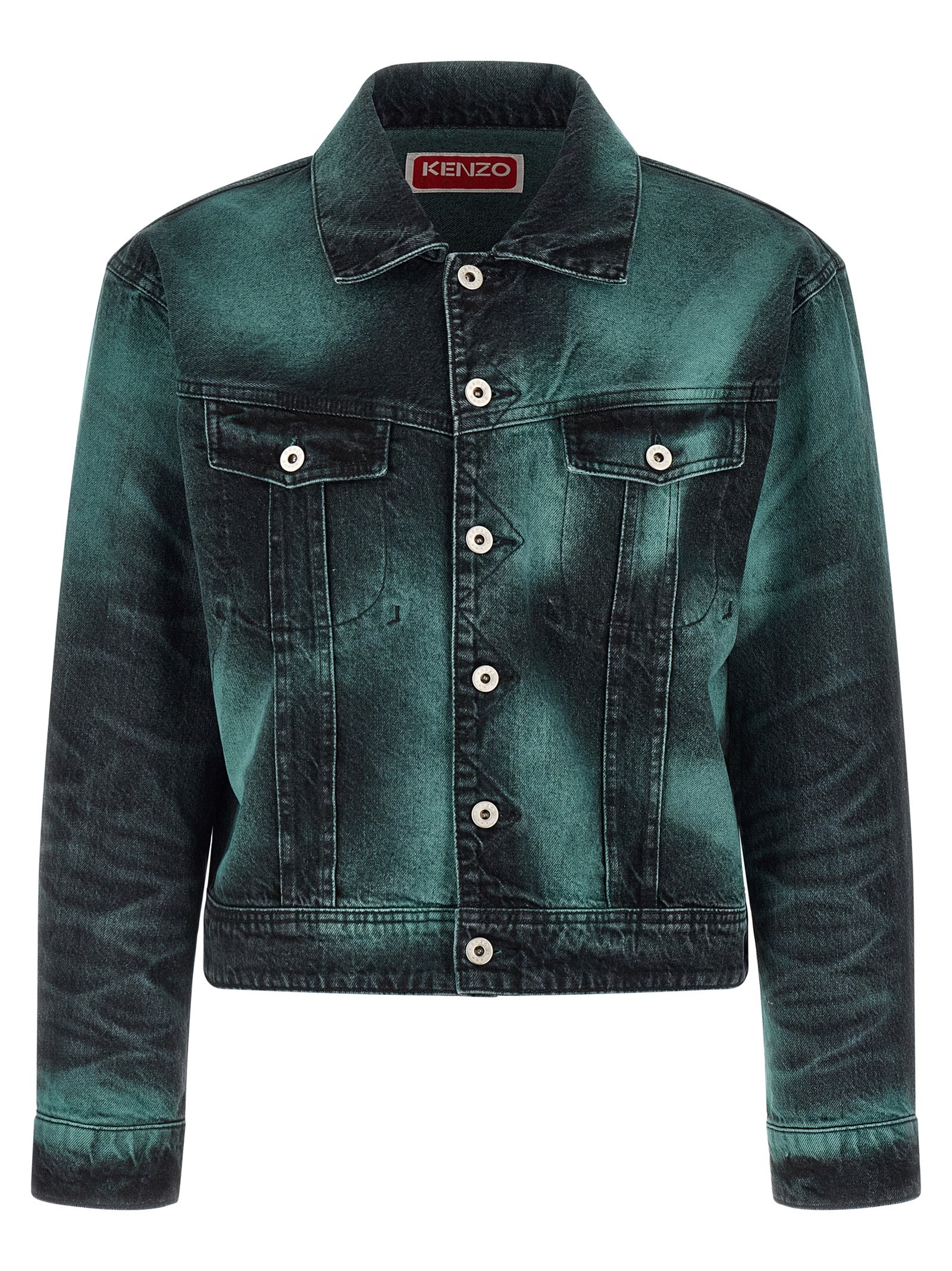 Gray Cotton Denim Jacket