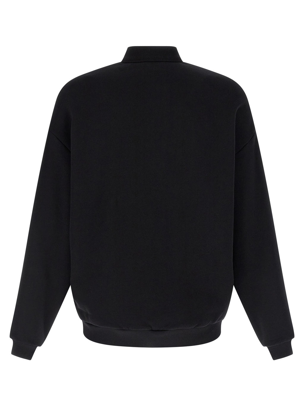 Black Cotton Sweatshirt