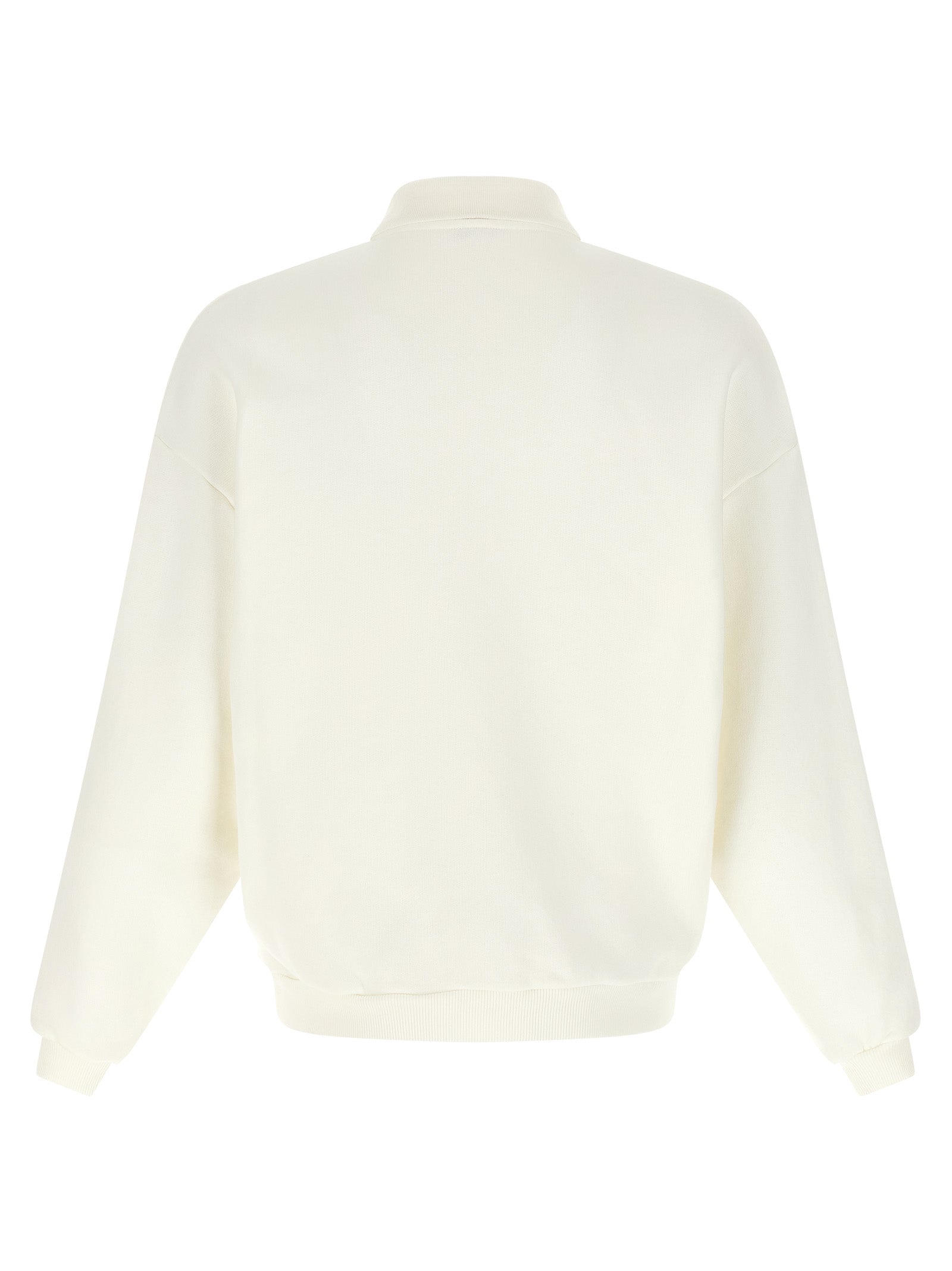 White Cotton Sweatshirt