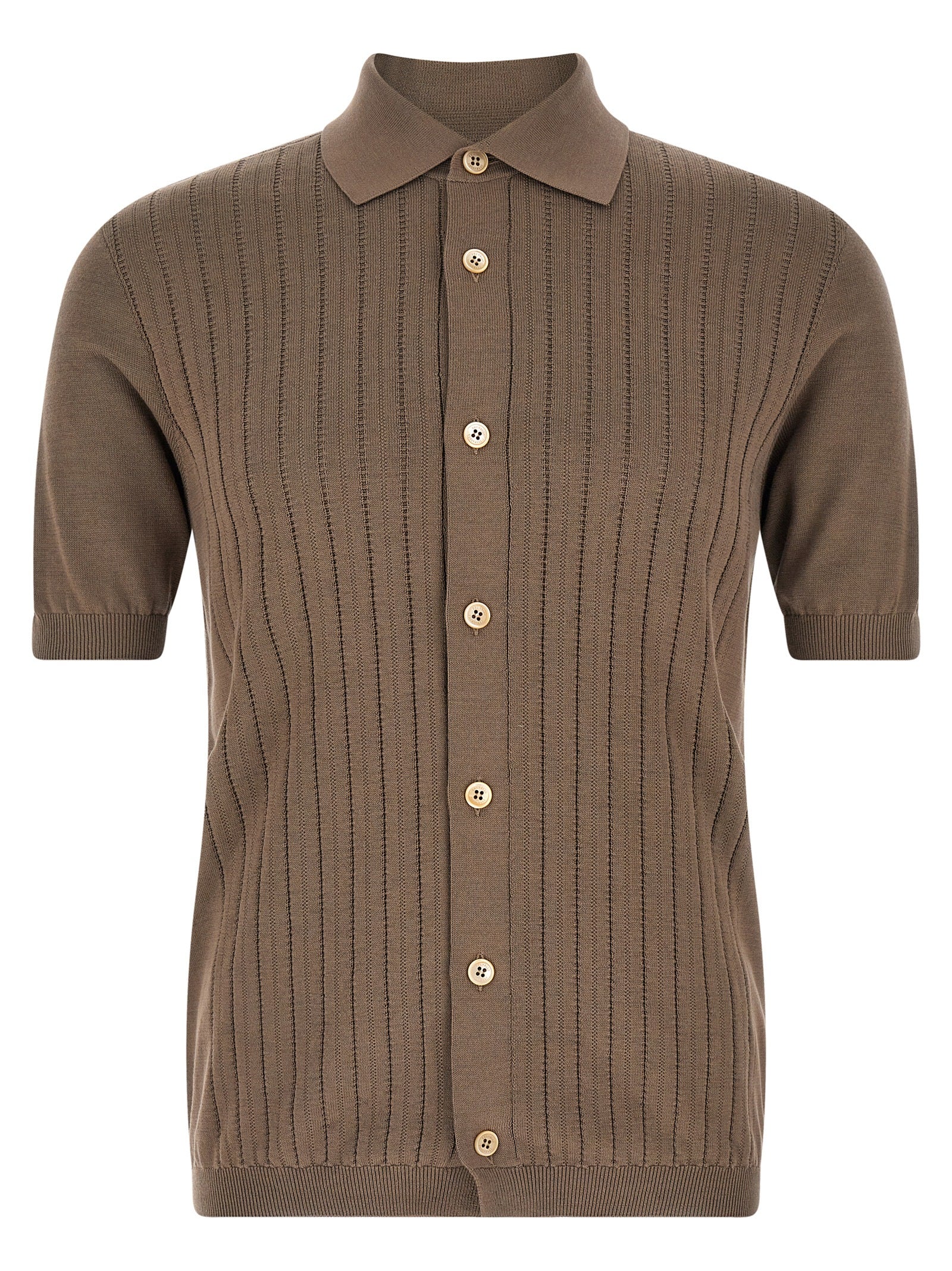 Brown Cotton Blouse