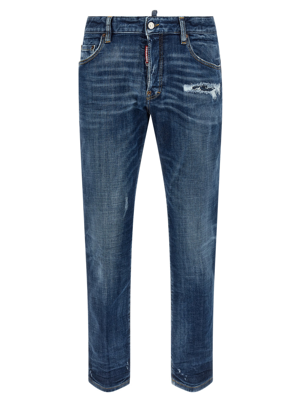 Blue Cotton Jeans Denim