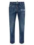 Blue Cotton Jeans Denim