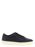 Blue Cowhide Low Top Sneakers
