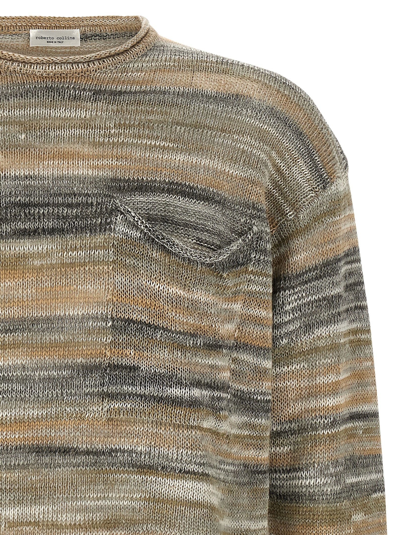 Gray Linen Cardigan
