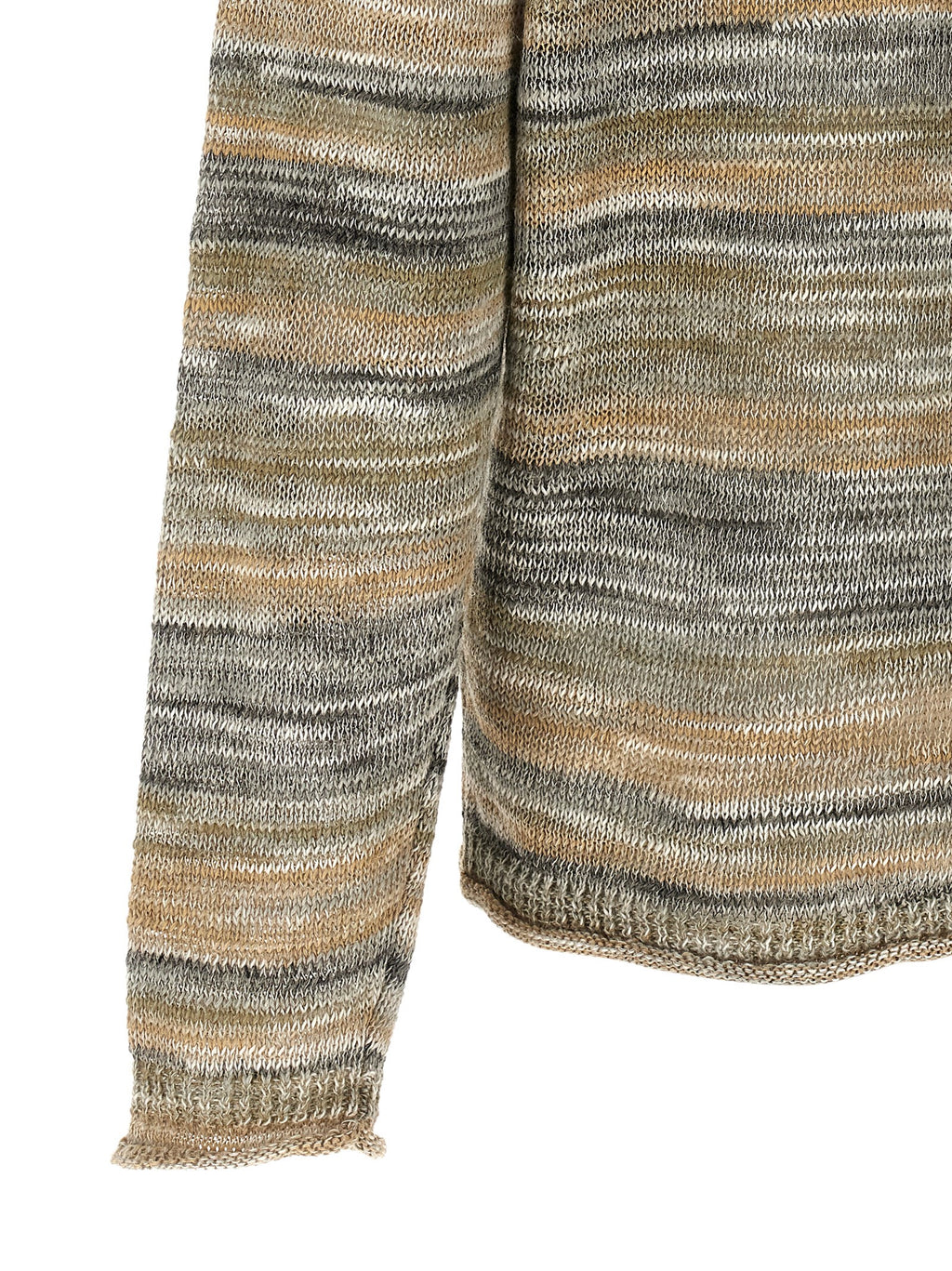 Gray Linen Cardigan
