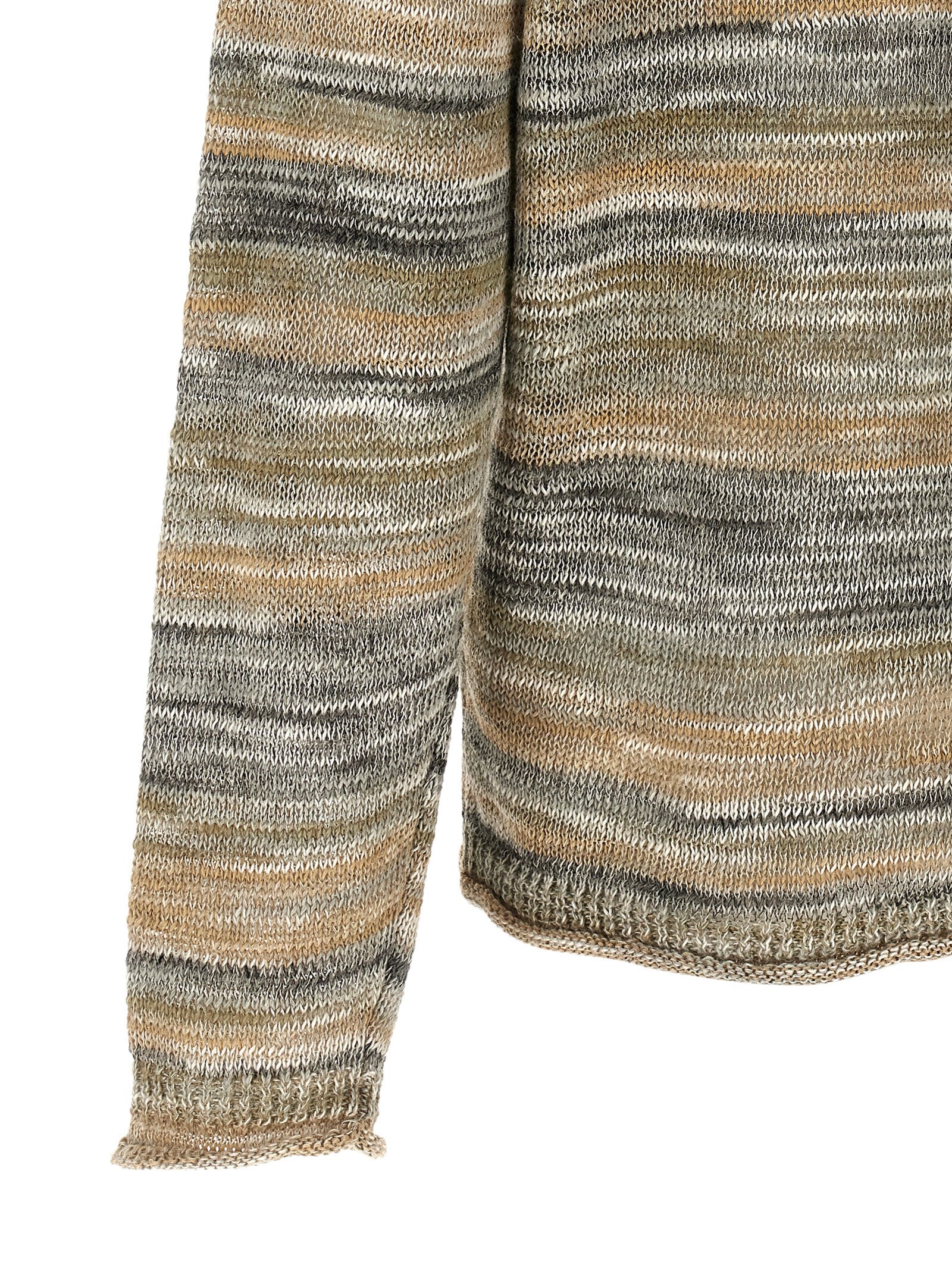 Gray Linen Cardigan