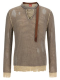 Gray Cotton Cardigan
