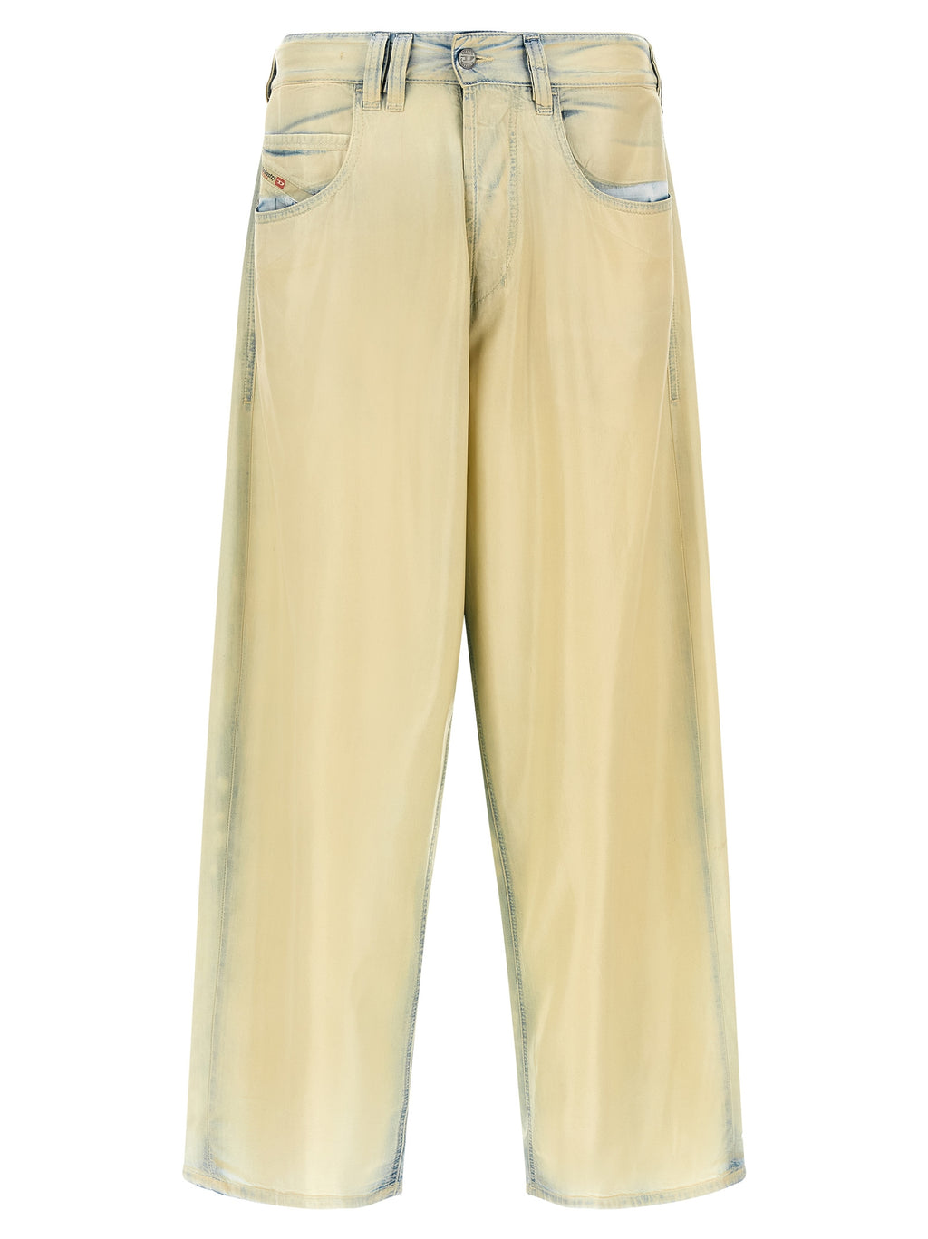 Beige Lyocell Jeans Denim