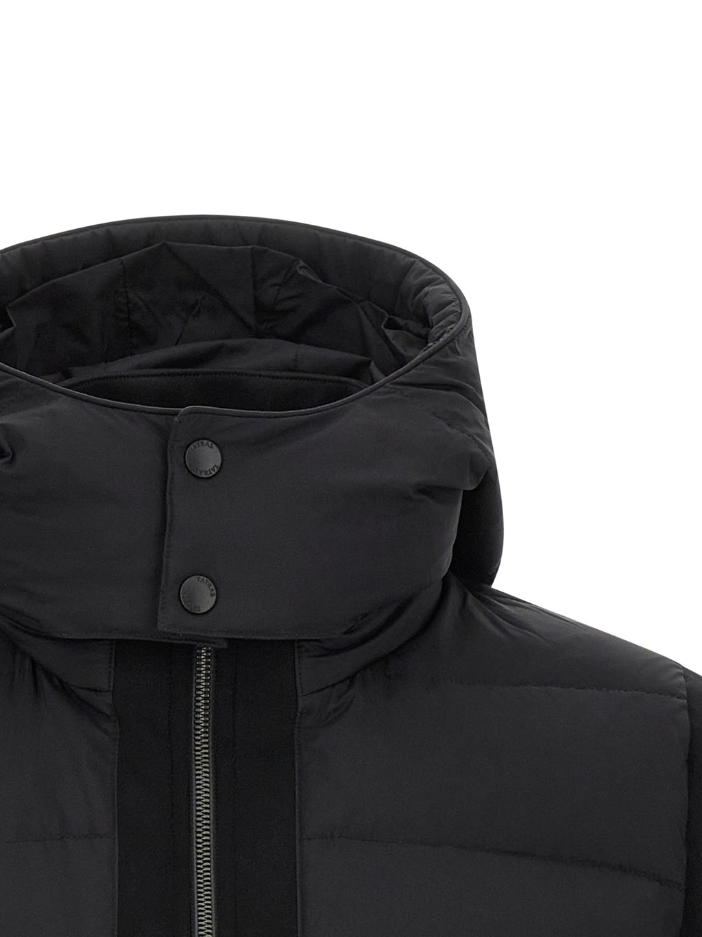 Black Nylon Full-Length Jacket