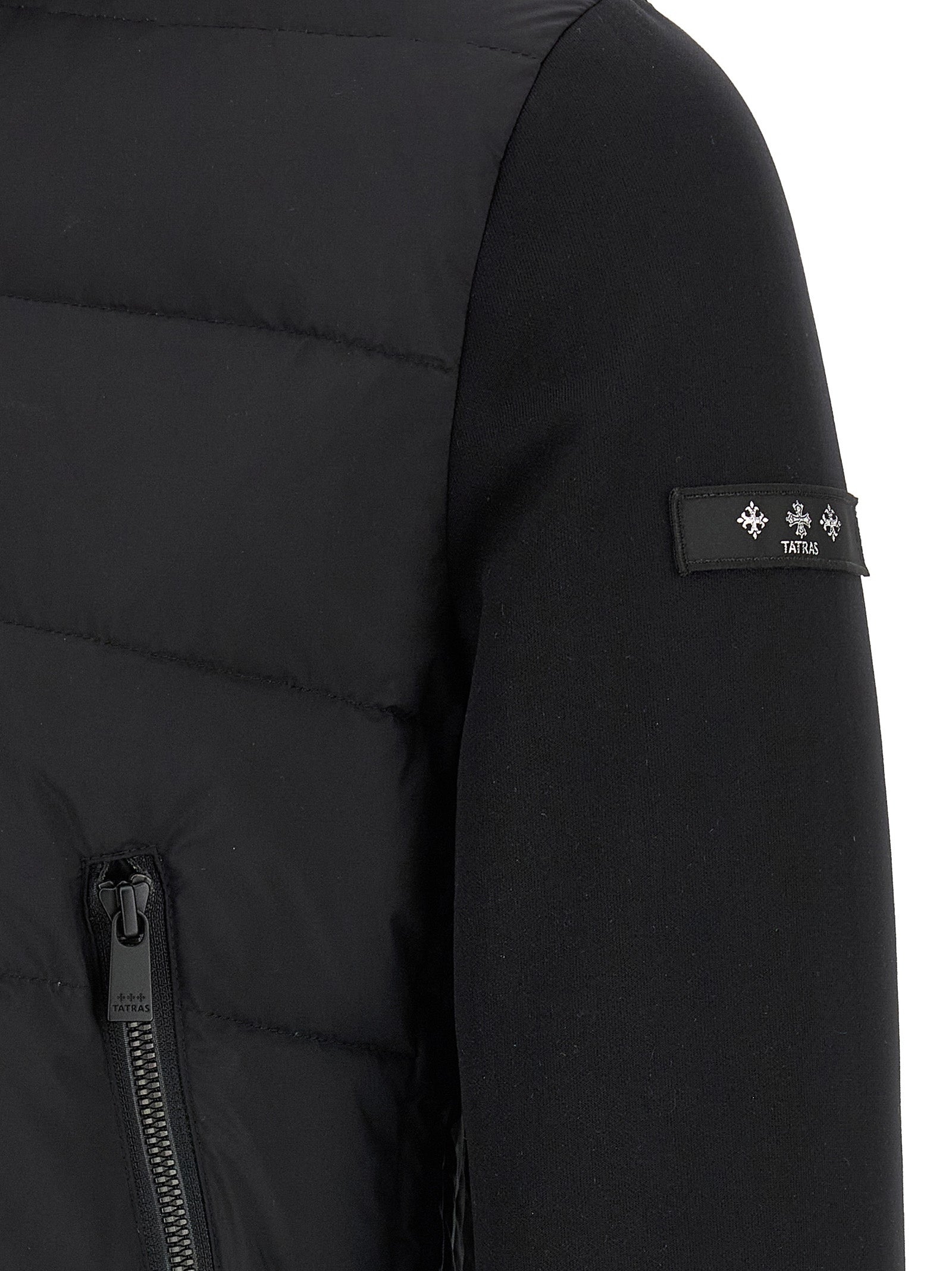 Black Nylon Full-Length Jacket