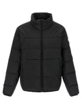 Black Polyester Full-Length Jacket