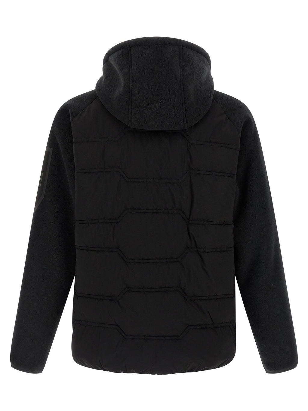 Black Polyester Shell Jacket