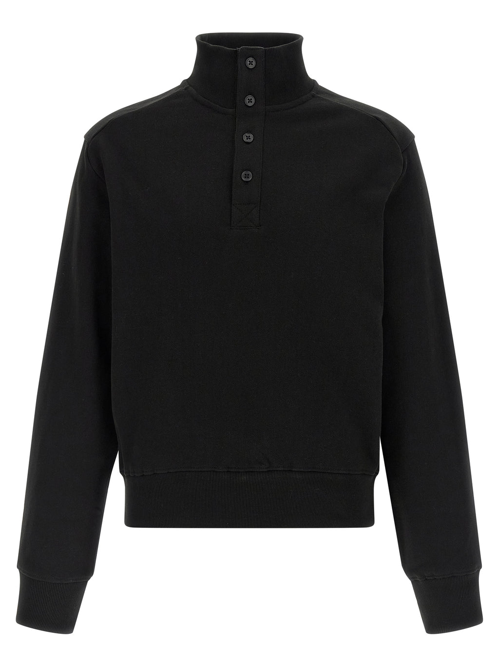 Black Cotton Cardigan