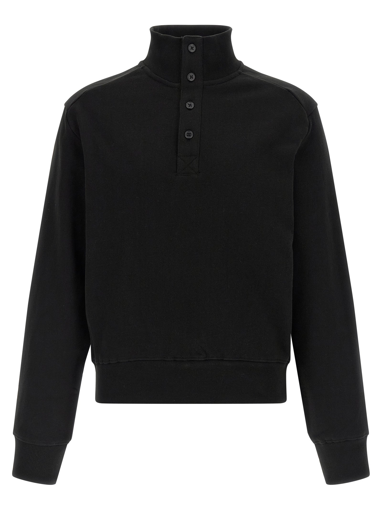 Black Cotton Cardigan
