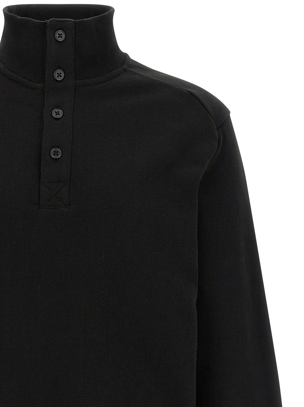 Black Cotton Cardigan