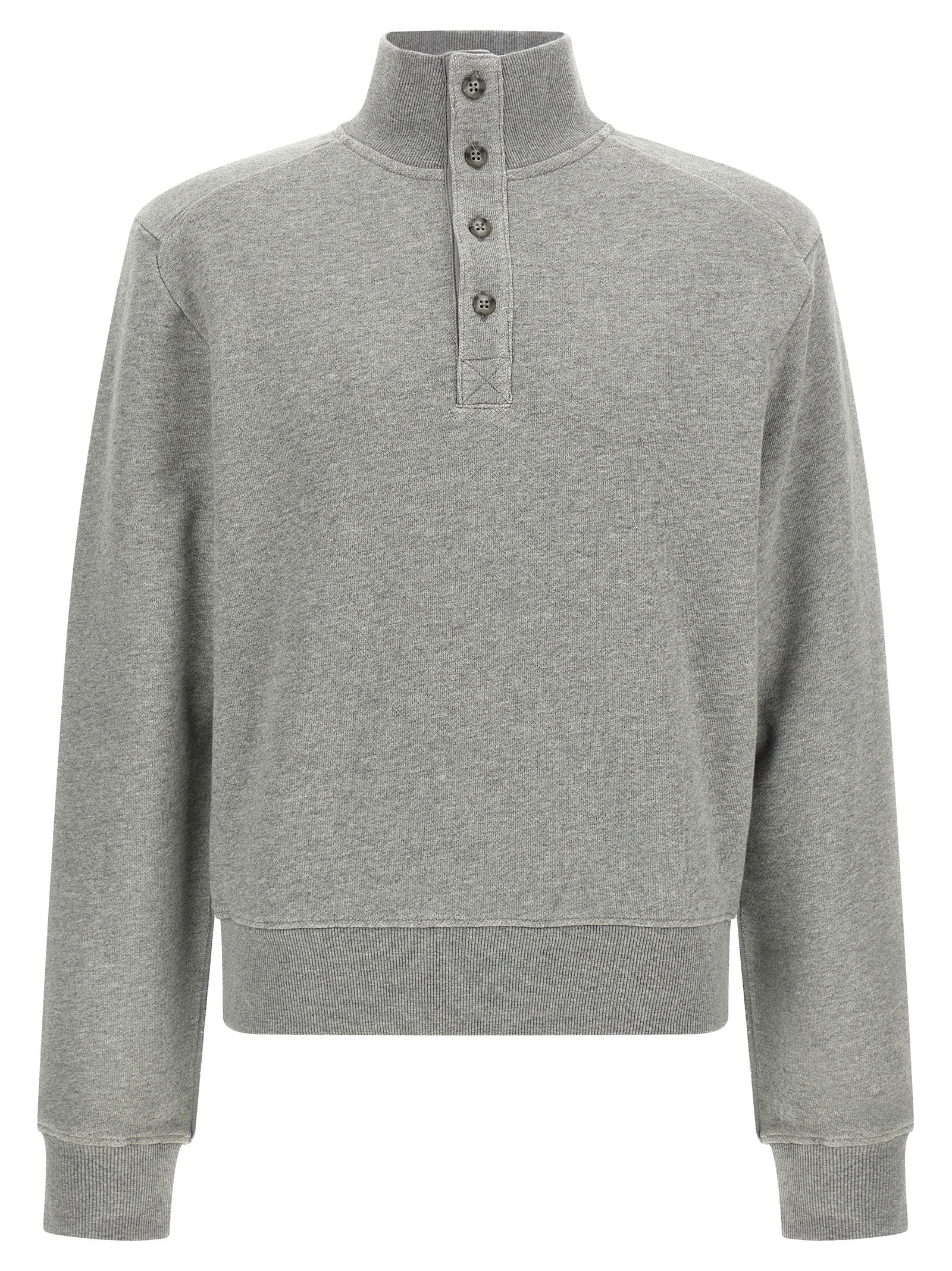 Gray Cotton Cardigan
