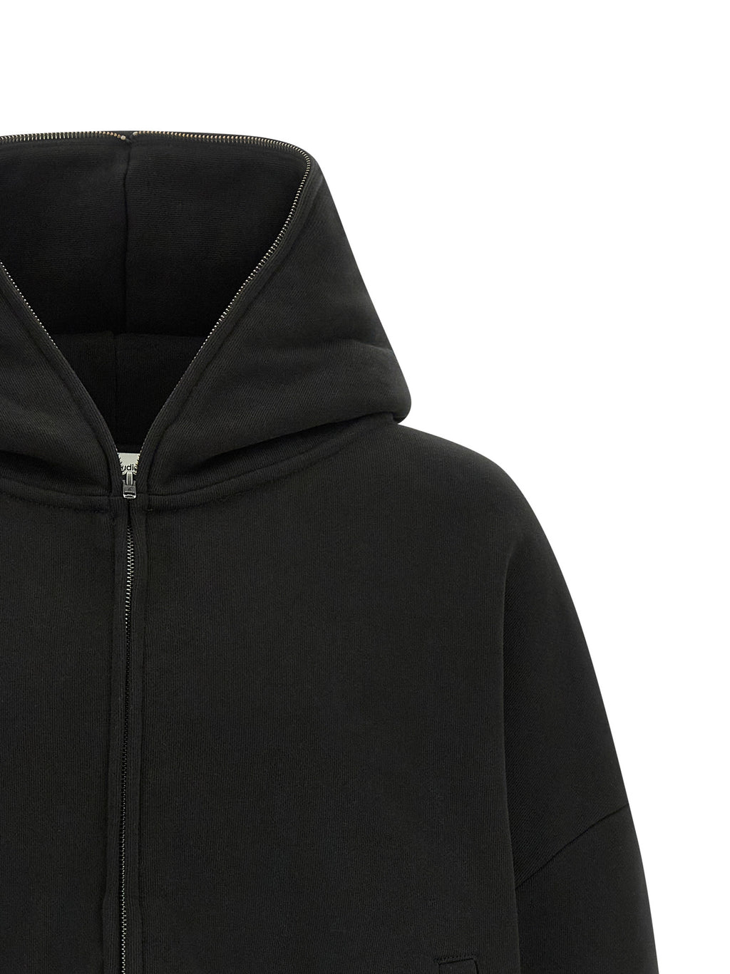 Black Cotton Sweatshirt