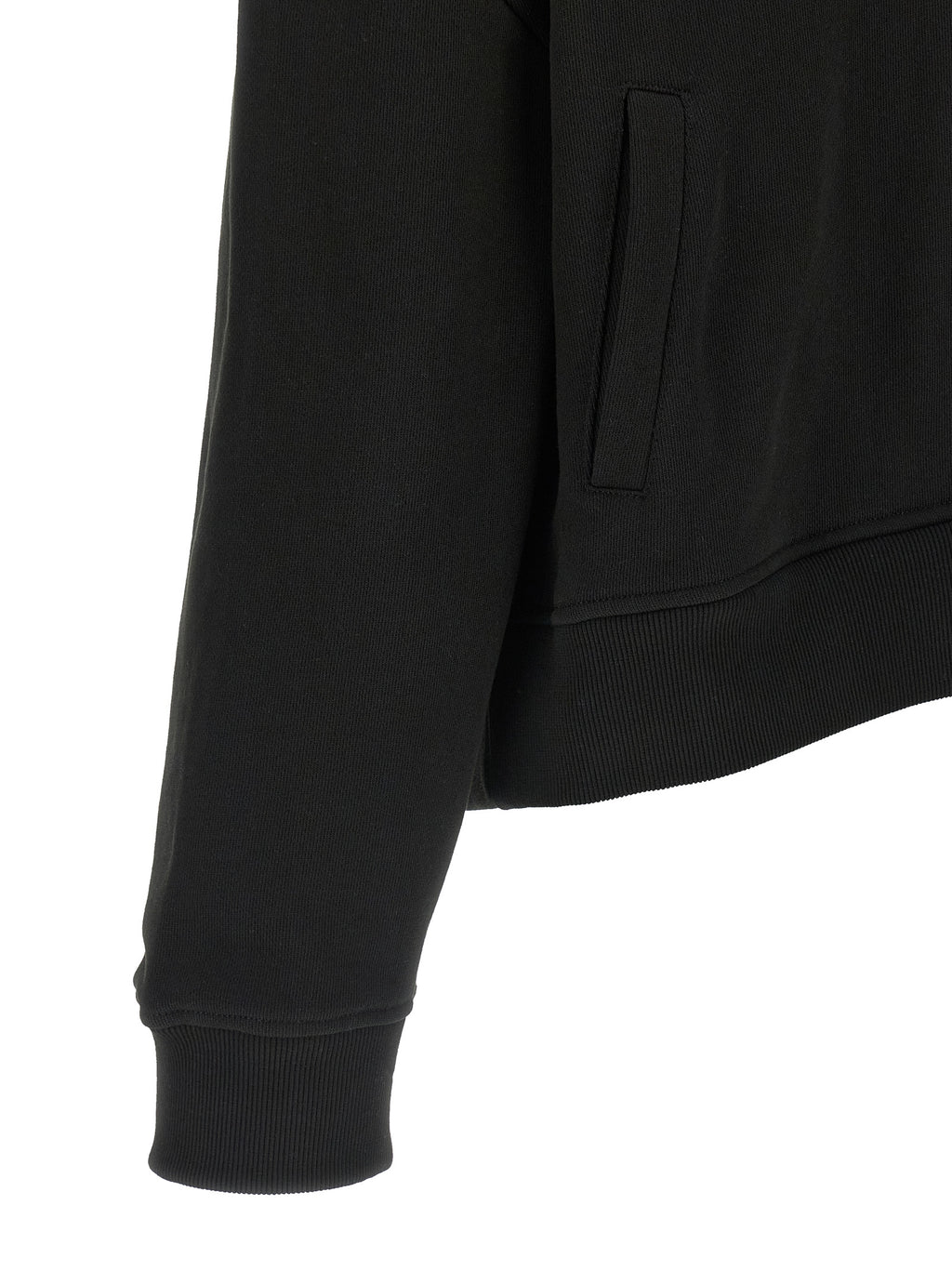 Black Cotton Sweatshirt