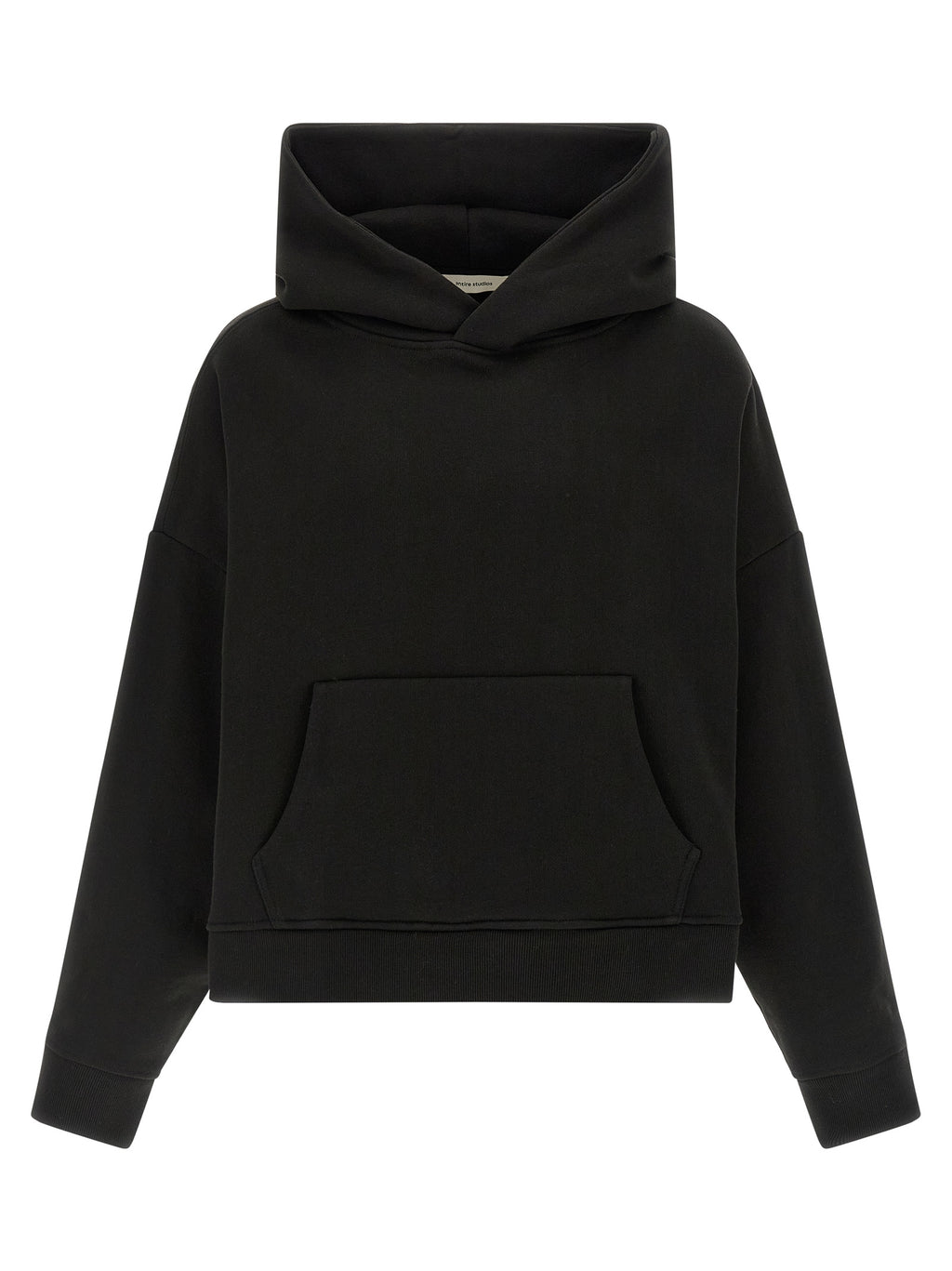 Black Cotton Sweatshirt