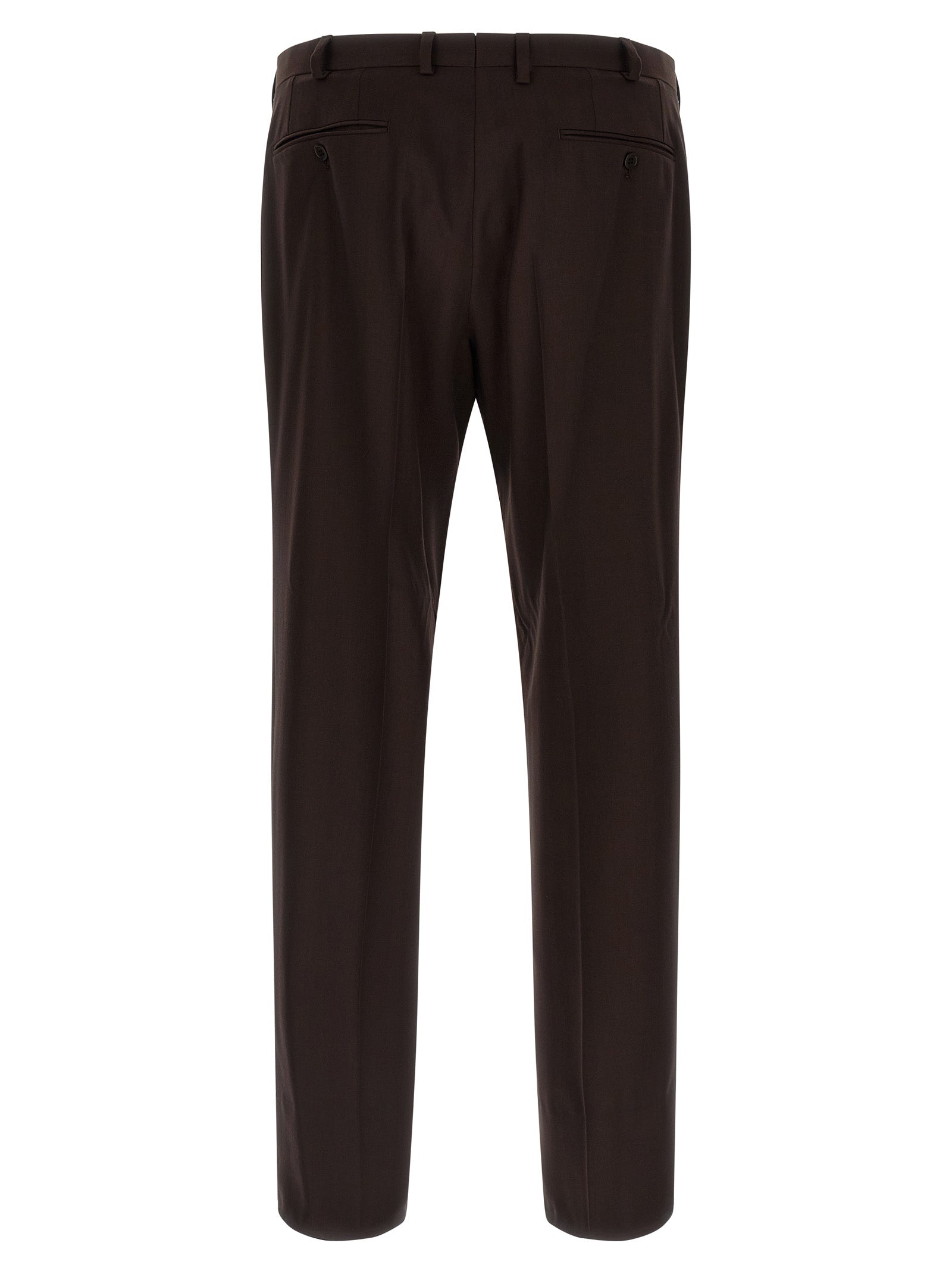 Brown Wool Two-Piece Suit