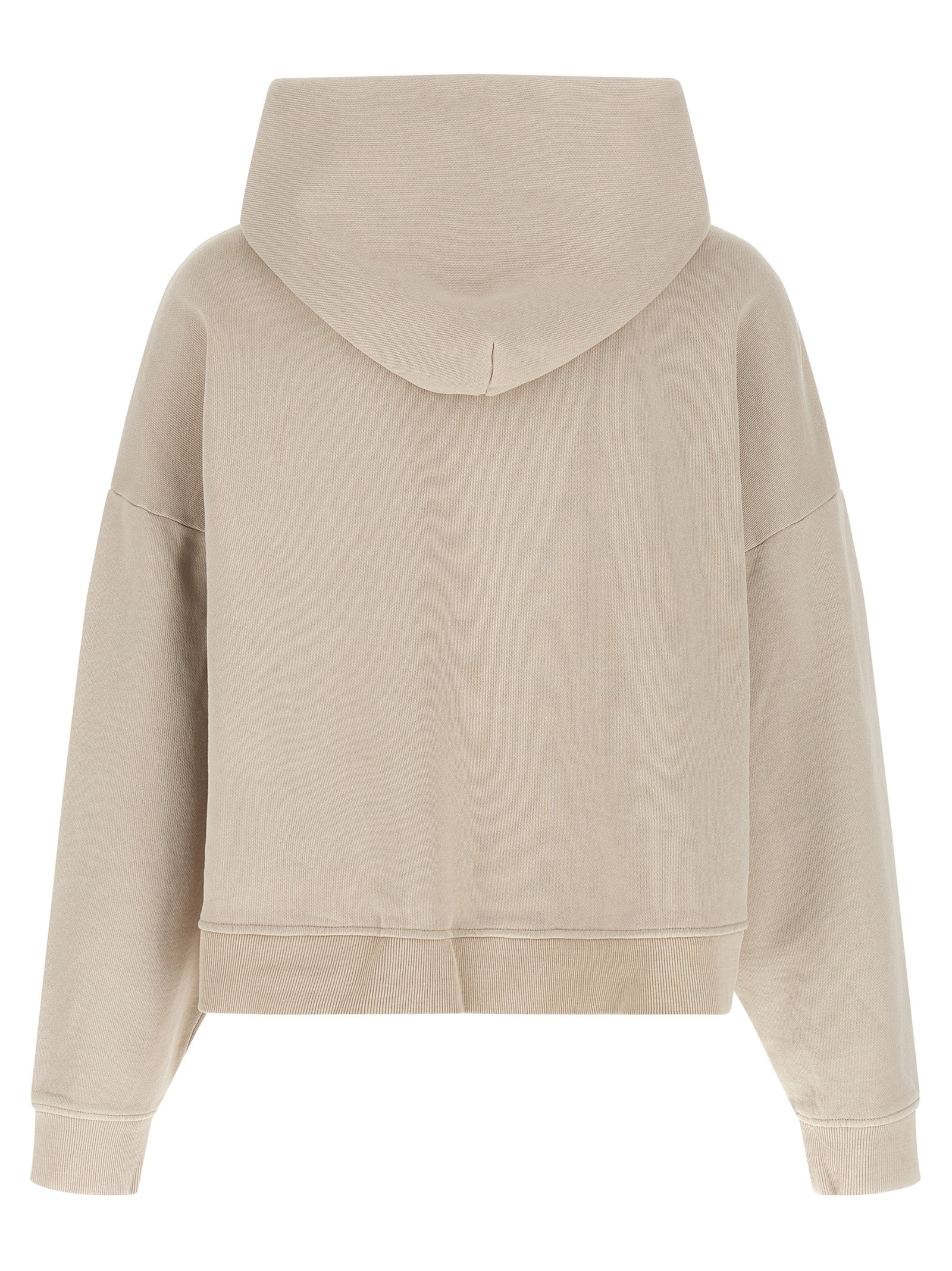 Beige Cotton Sweatshirt