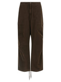 Brown Cotton Cargo Pants