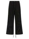 Black Cotton Cargo Pants